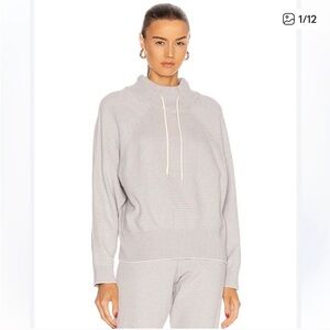 Varley Gray Cowl Neck Sweater